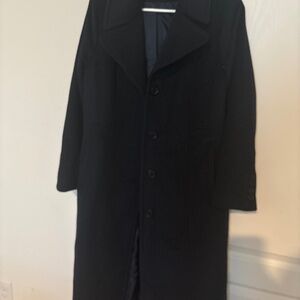 Navy Anne Klein Maxi coat